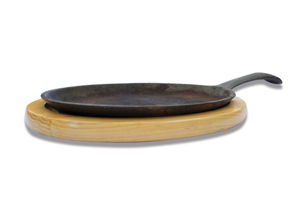 Mini Fajita Skillet With Wood Tray On The Scene Event Services LLC